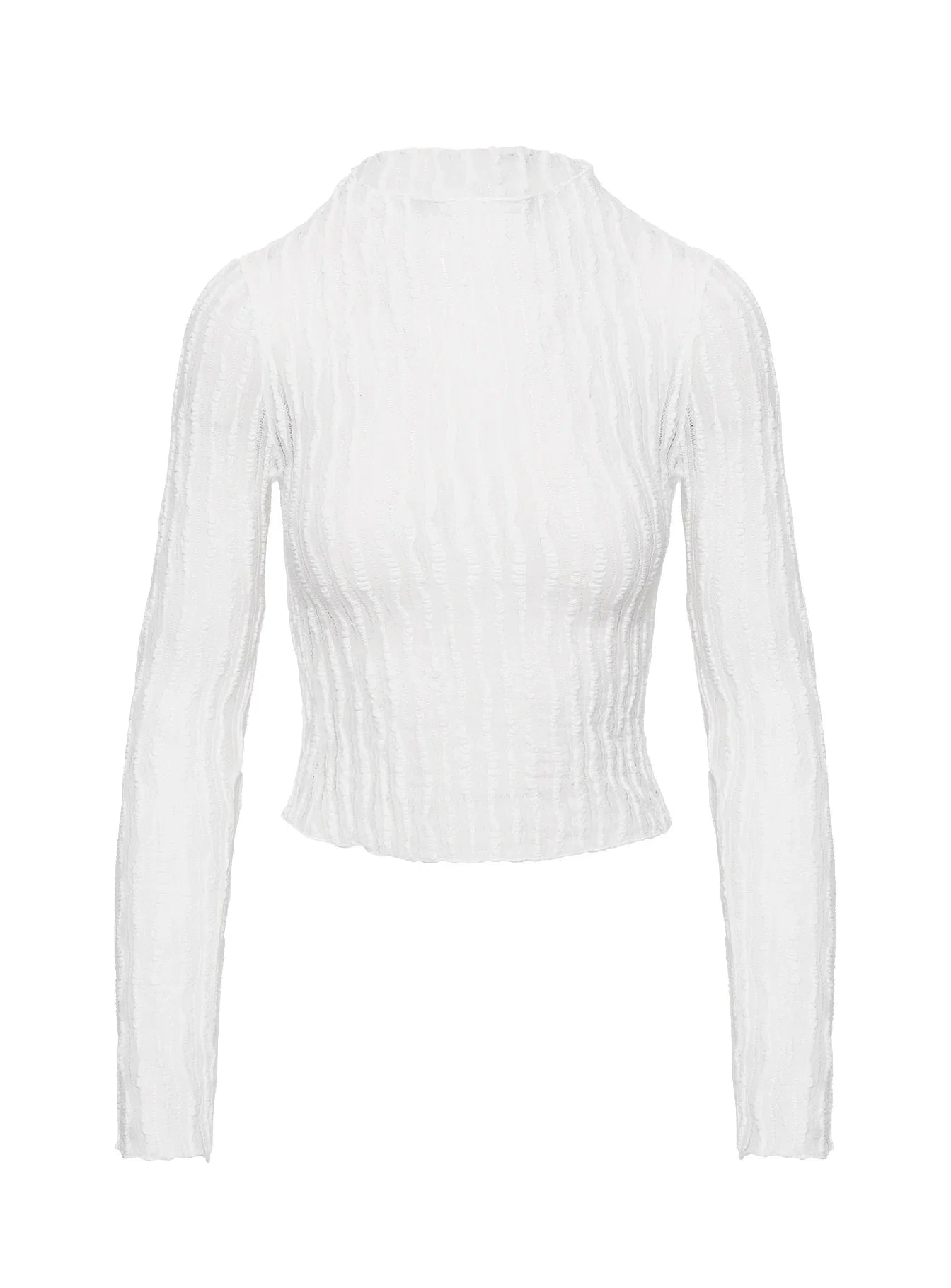 Padra Long Sleeve Top White