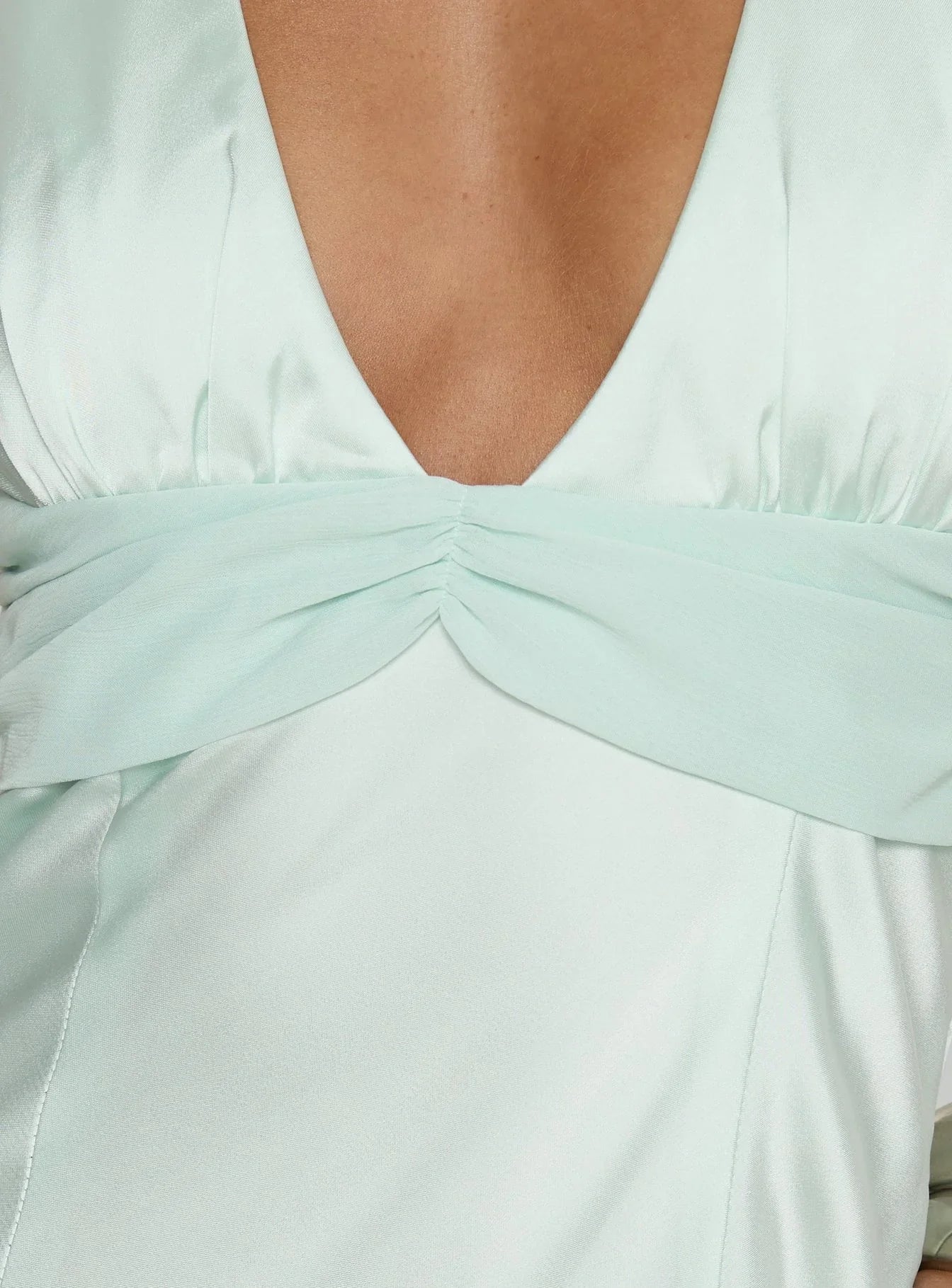 Odyssa Halter Maxi Dress Mint Green