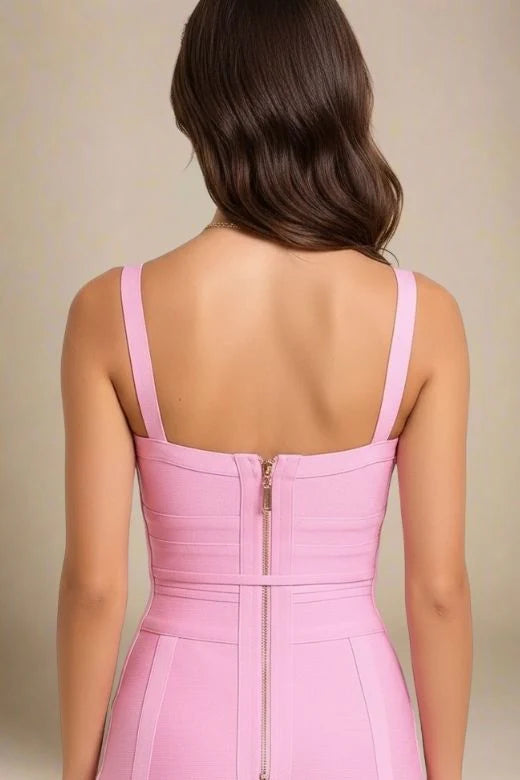 Bek Bandage Dress Blush Pink Sale