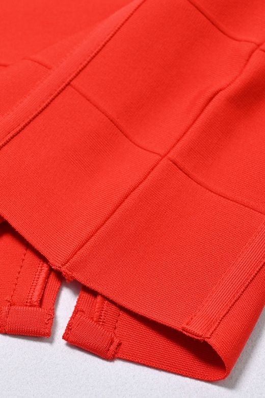Kendall Bandage Midi Dress Lipstick Red Sale