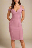 Sia Bandage Dress Ballet Pink