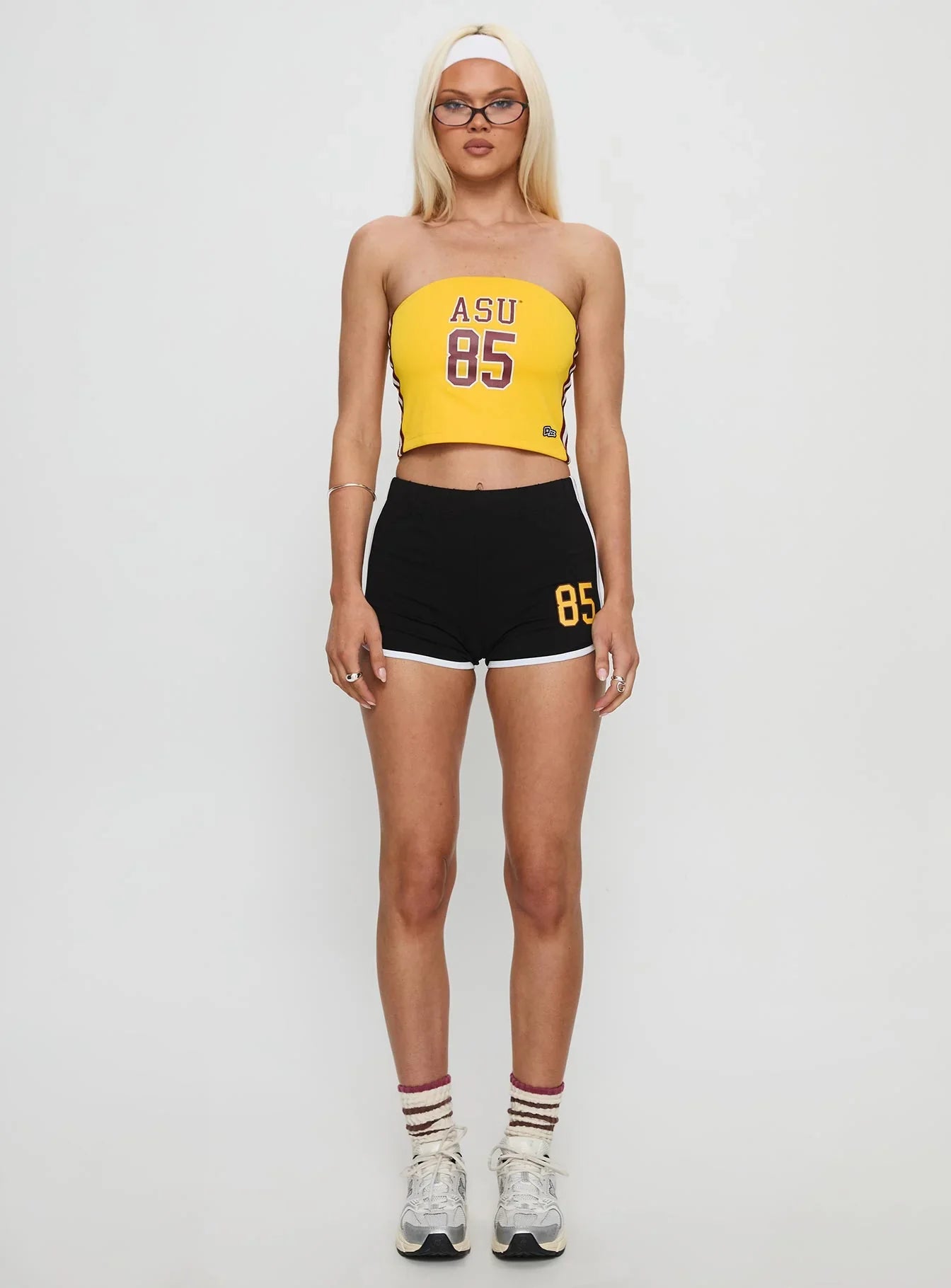 ASU Jersey Tube Top Gold