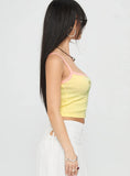 Gardens Of Summer Graphic Tank Yellow