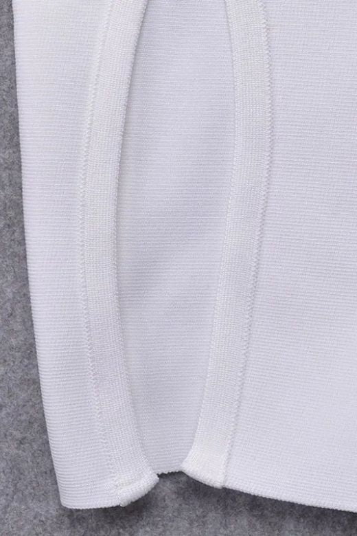 Pia Bandage Dress White Pearl