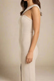 Gianna Bandage Dress Nude