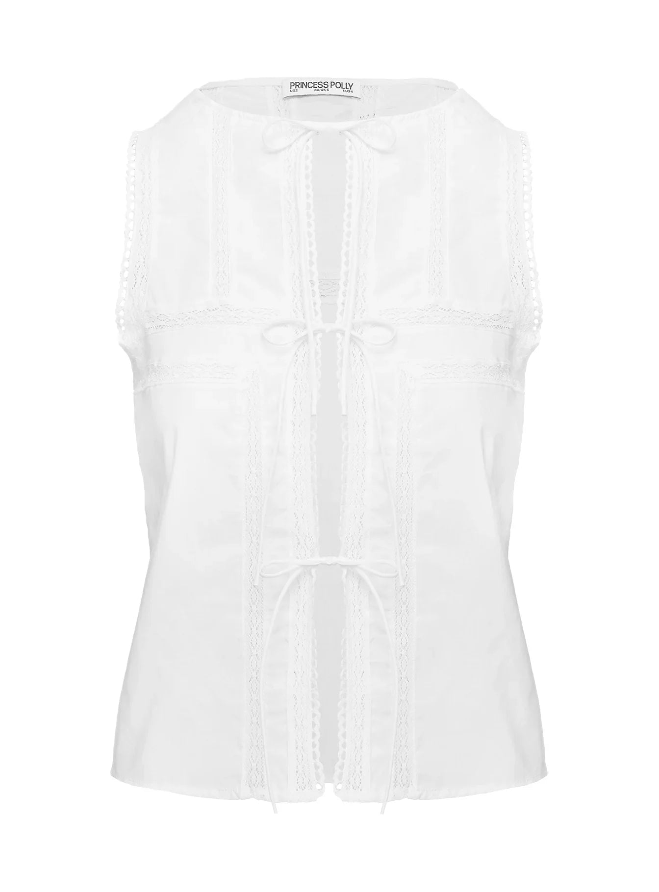 Angourie Blouse Top White