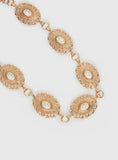 Idolized Chain Belt Black Gold