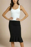 Jay Bandage Top White Pearl