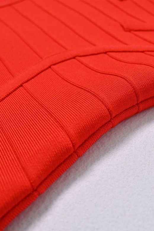Kendall Bandage Midi Dress Lipstick Red Sale