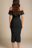Billie Bandage Midi Dress Classic Black