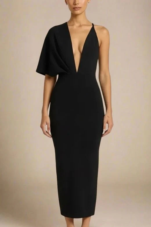 Blake Bandage Maxi Dress Classic Black
