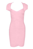 Miranda Bandage Mini Dress Ballet Pink