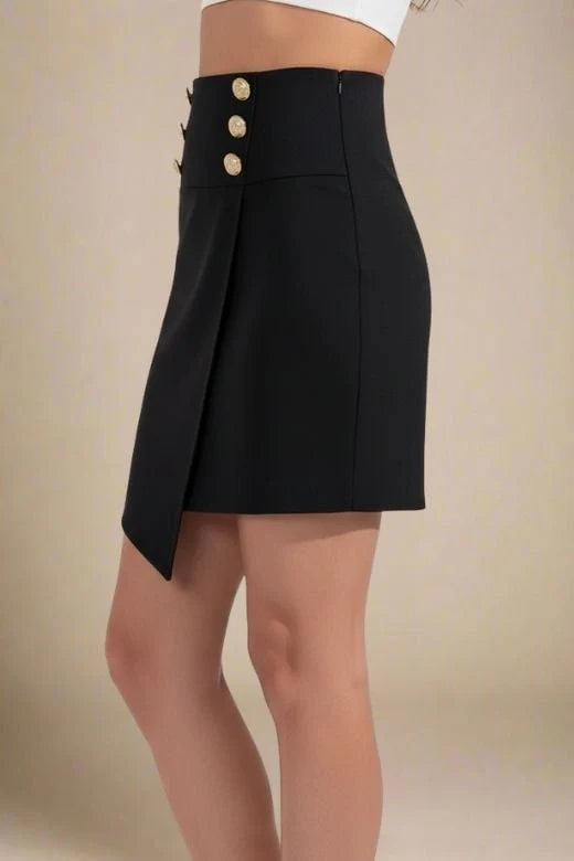Jessie Mini Pencil Skirt Classic Black