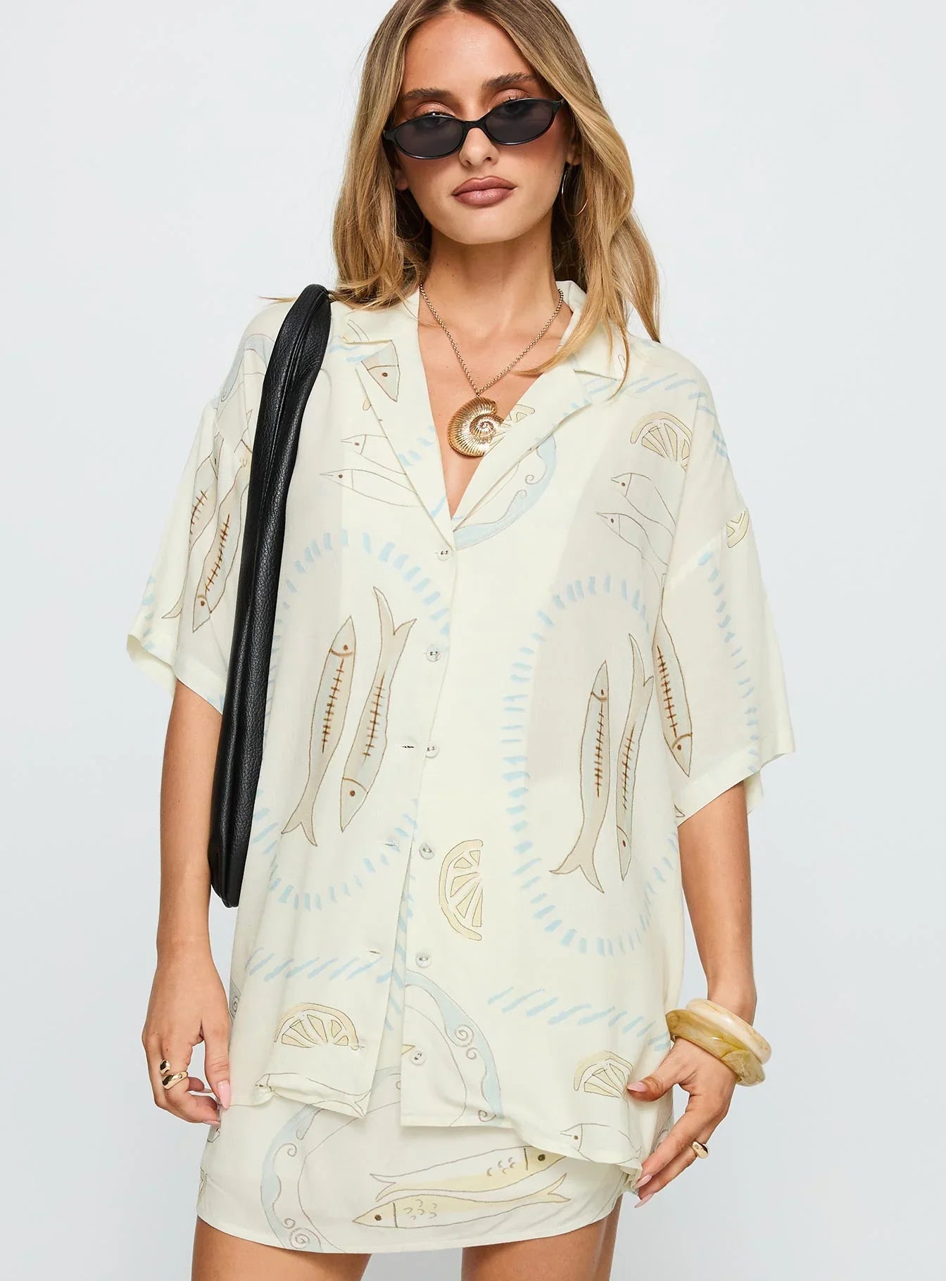 Caraliia Shirt Cream