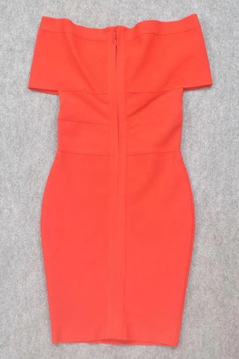 Bea Bandage Dress Lipstick Red