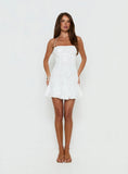 Delamere Mini Dress White Burnout