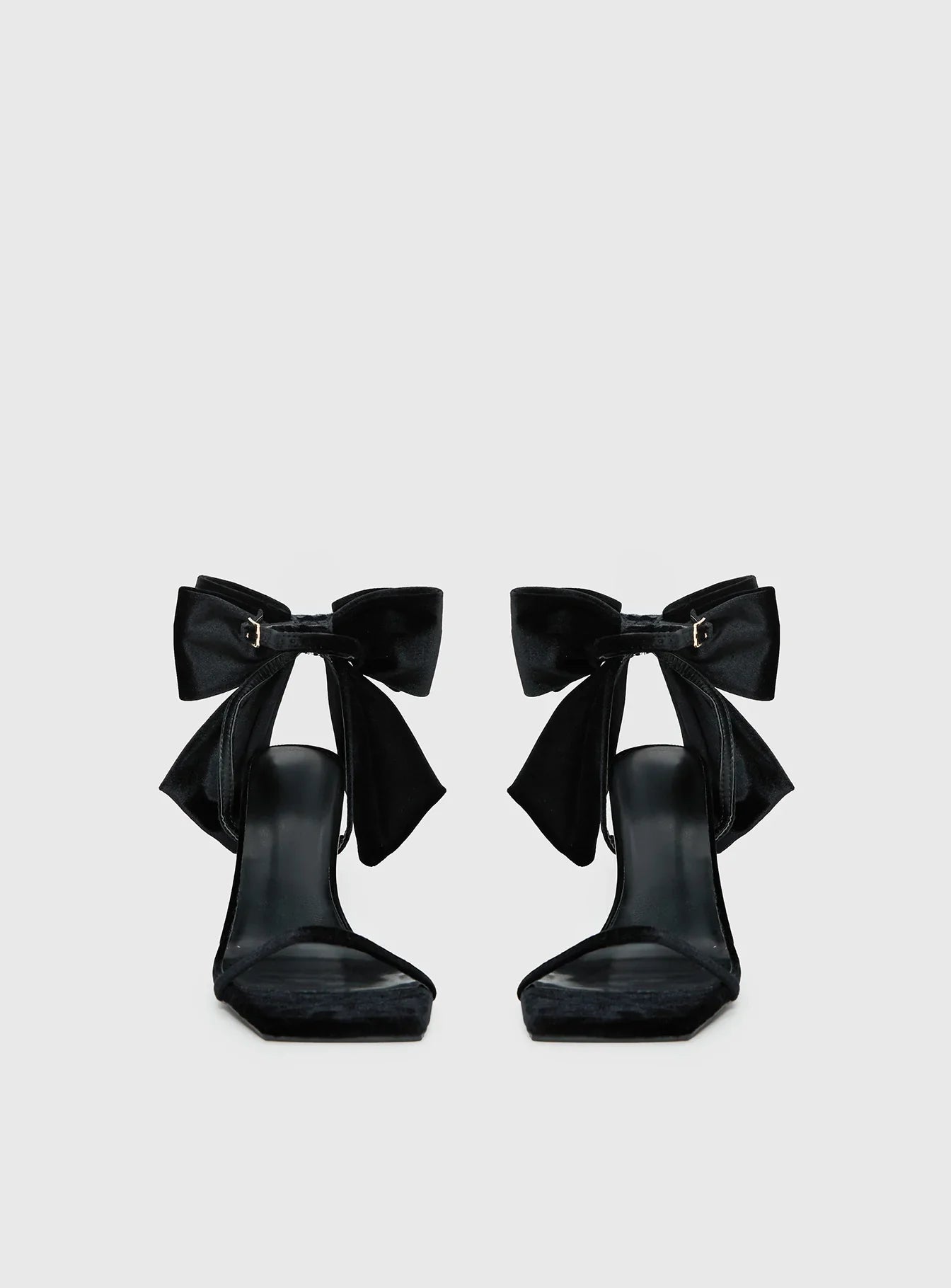 Billini Elesa Bow Detail Stiletto Heels Black