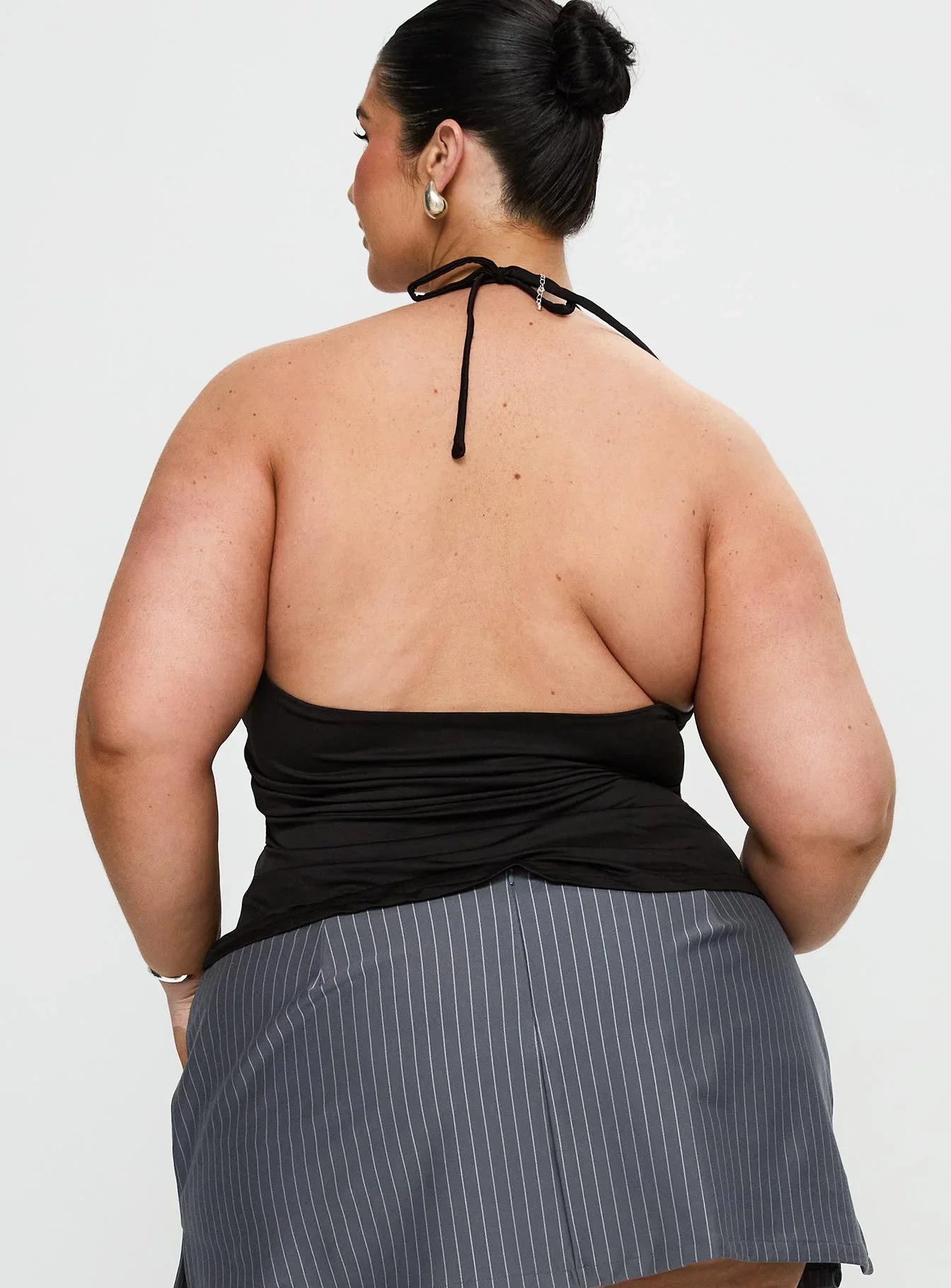 Averee Halter Top Black Curve