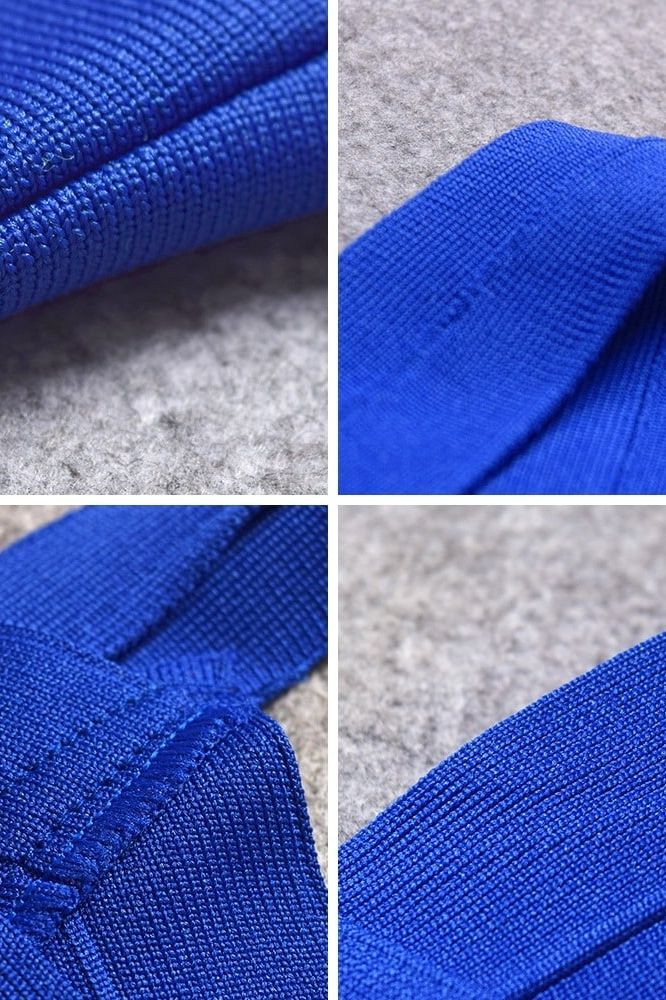 Jay Bandage Crop Top Royal Blue