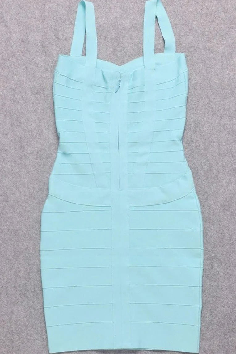 Heidi Bandage Mini Dress Sky Blue