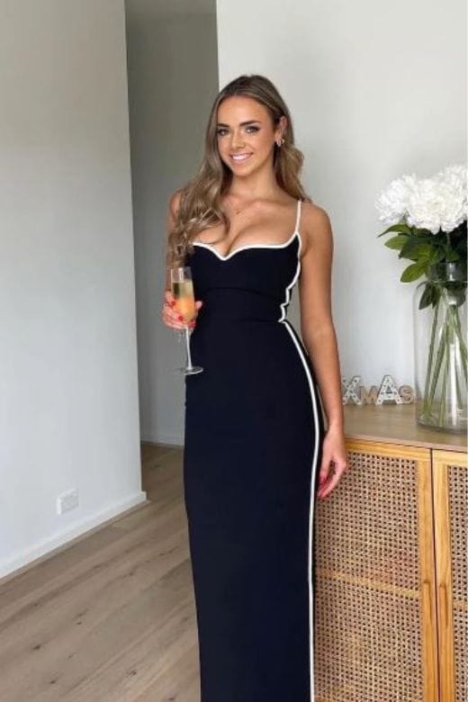 Dianne Bandage Maxi Dress Classic Black