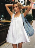 Swing Mini Dress White Petite