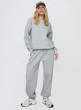 Dream Fleece Ankle Cuff Sweatpants Grey Marle