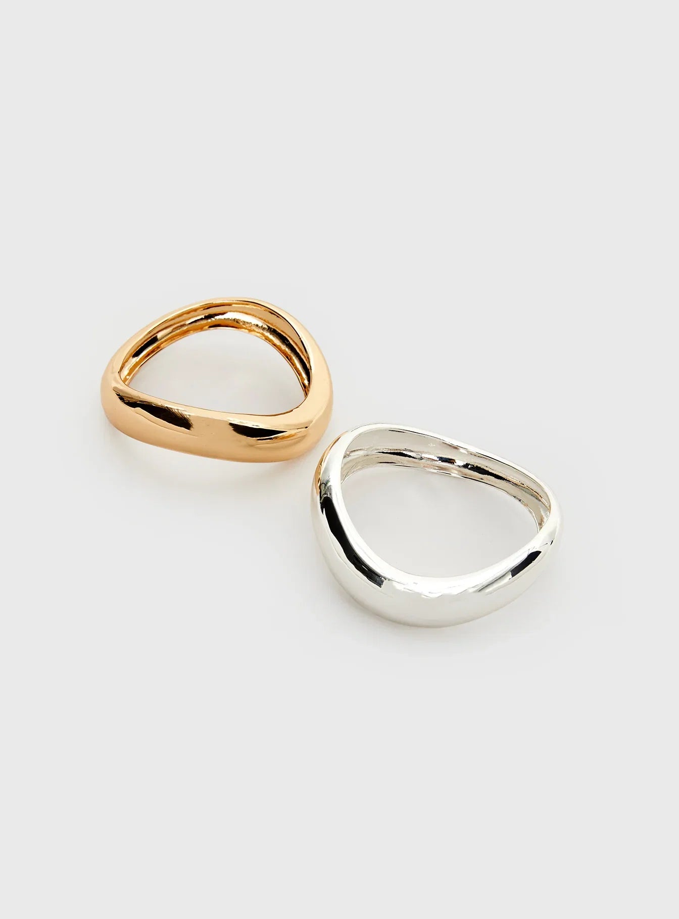 Softer Side Bangle Pack Silver Gold
