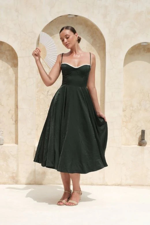 Mavis Midi Dress Dusty Pink