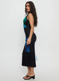 Fayola Maxi Dress Blue Floral