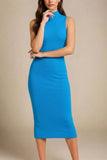 Layla Bandage Midi Dress Sky Blue