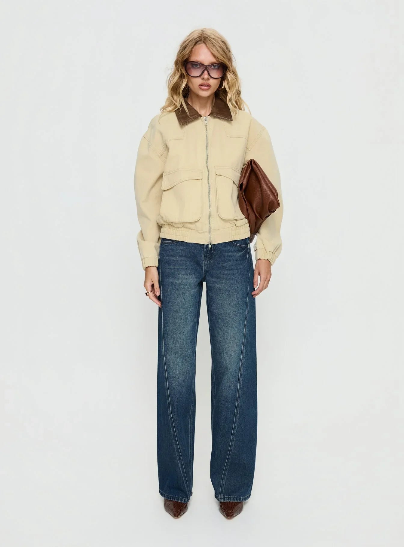 Sancia Bomber Jacket Beige