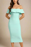 Billie Bandage Midi Dress Mint Green
