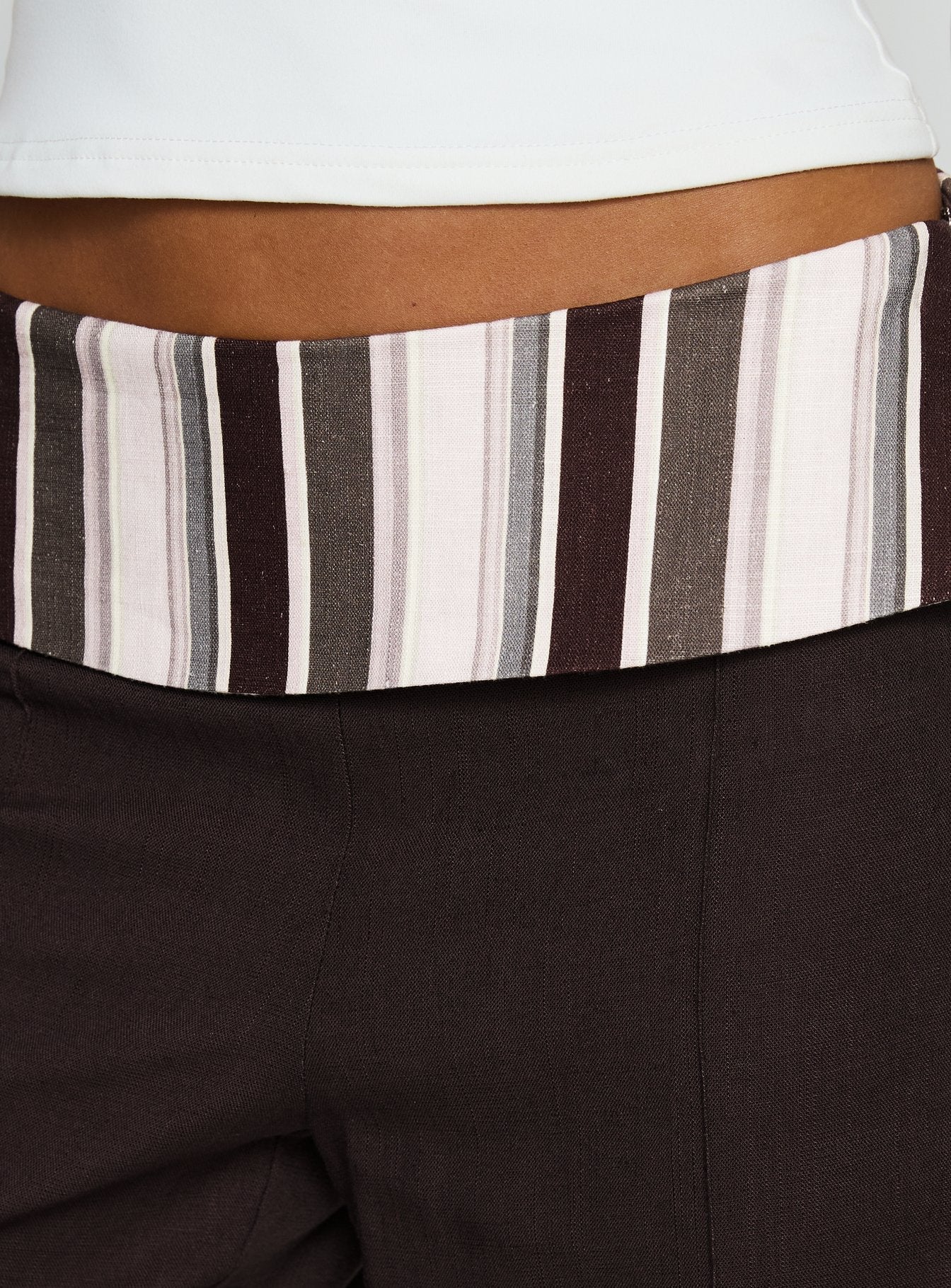 Quenlin Folded Straight Leg Pant Multi