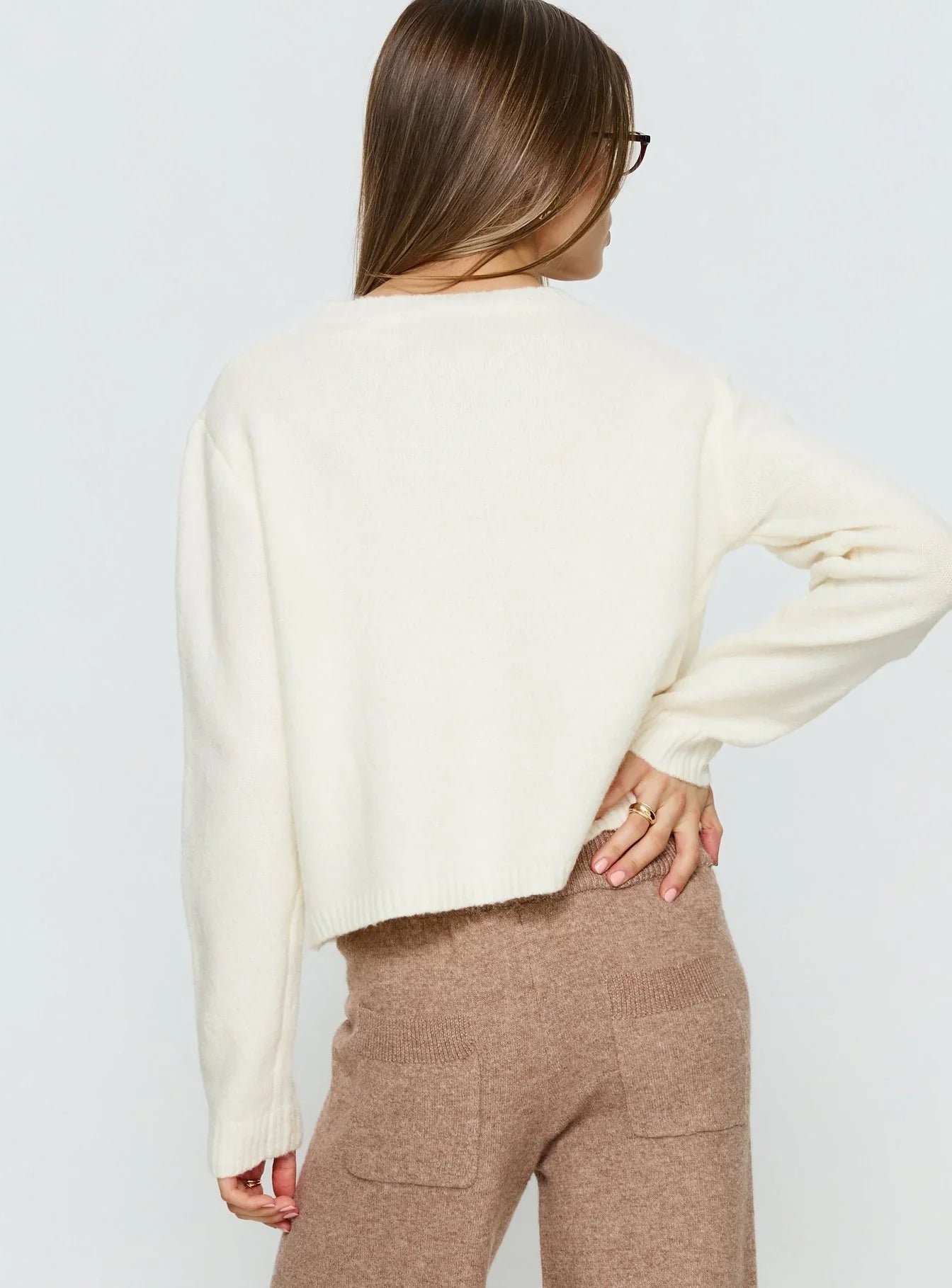 Denmark Cardigan White