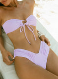 Tropical Vibes Bikini Bottoms Purple