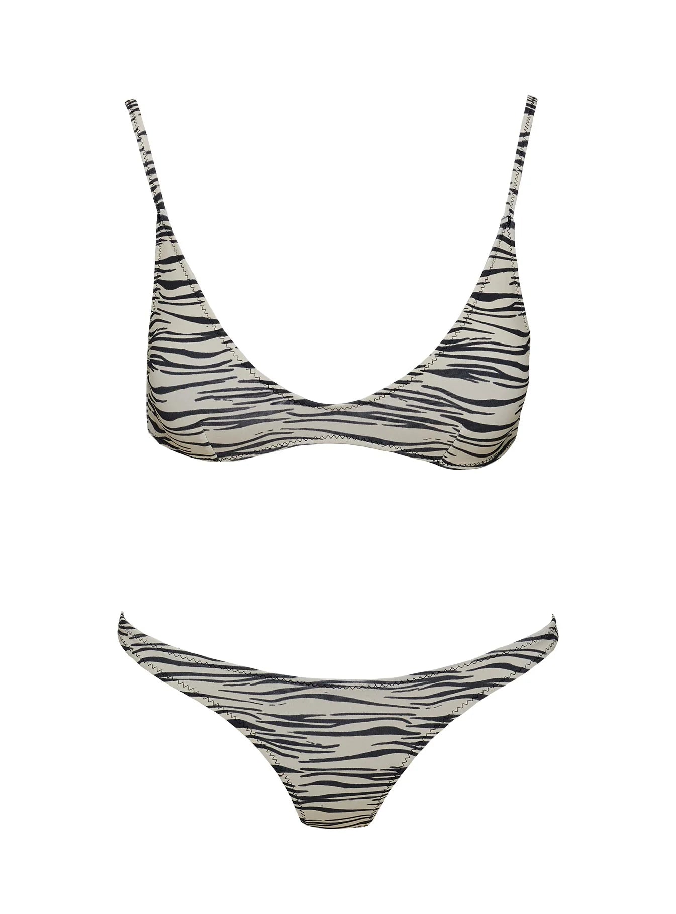 Juliette Bikini Top Zebra
