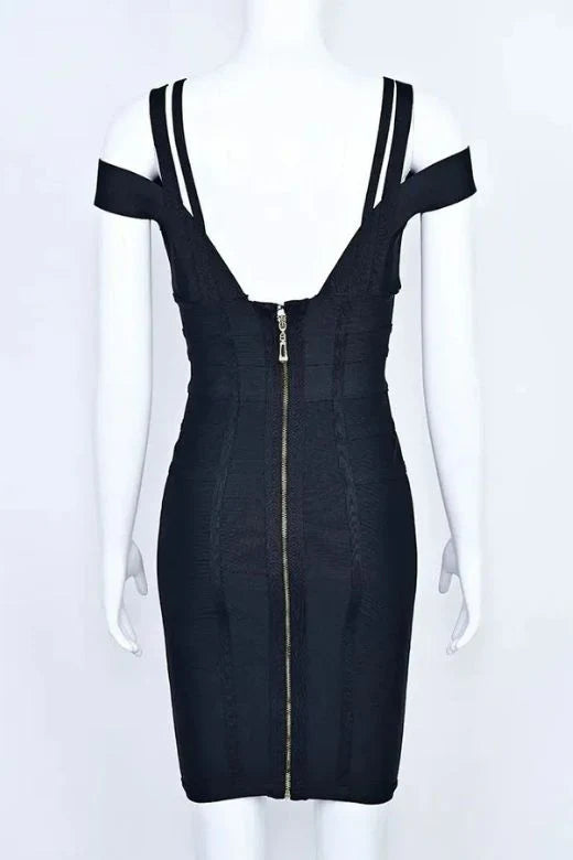 Sia Bandage Dress Classic Black