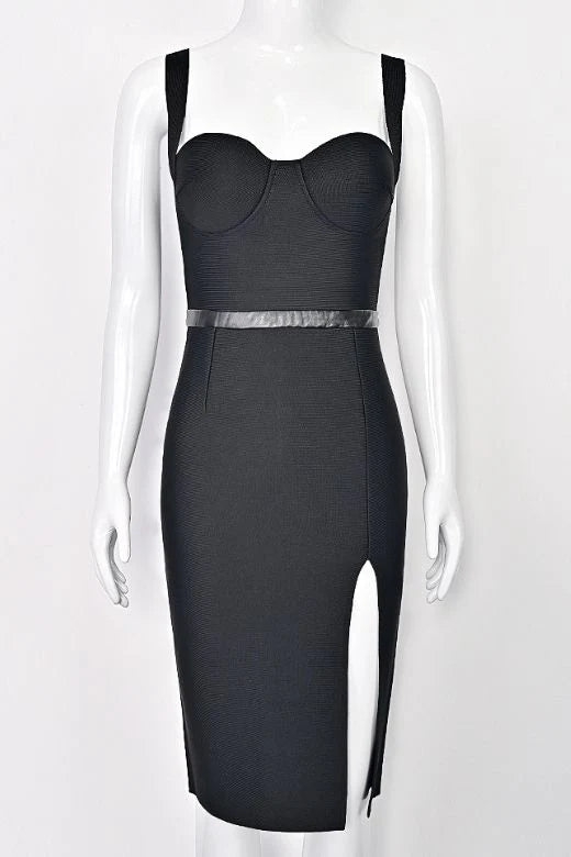 Beth Bandage Corset Dress Classic Black Sale