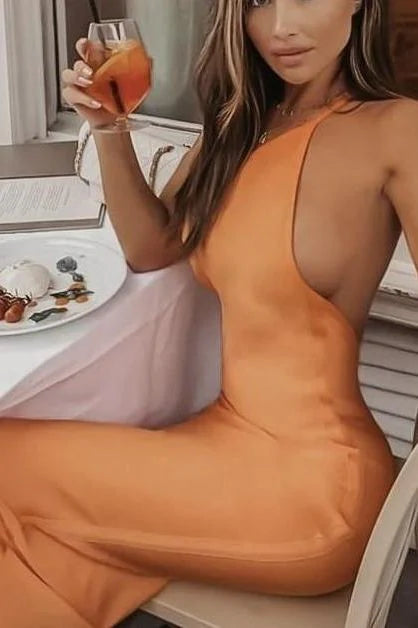 Joi Bodycon Midi Dress Peach
