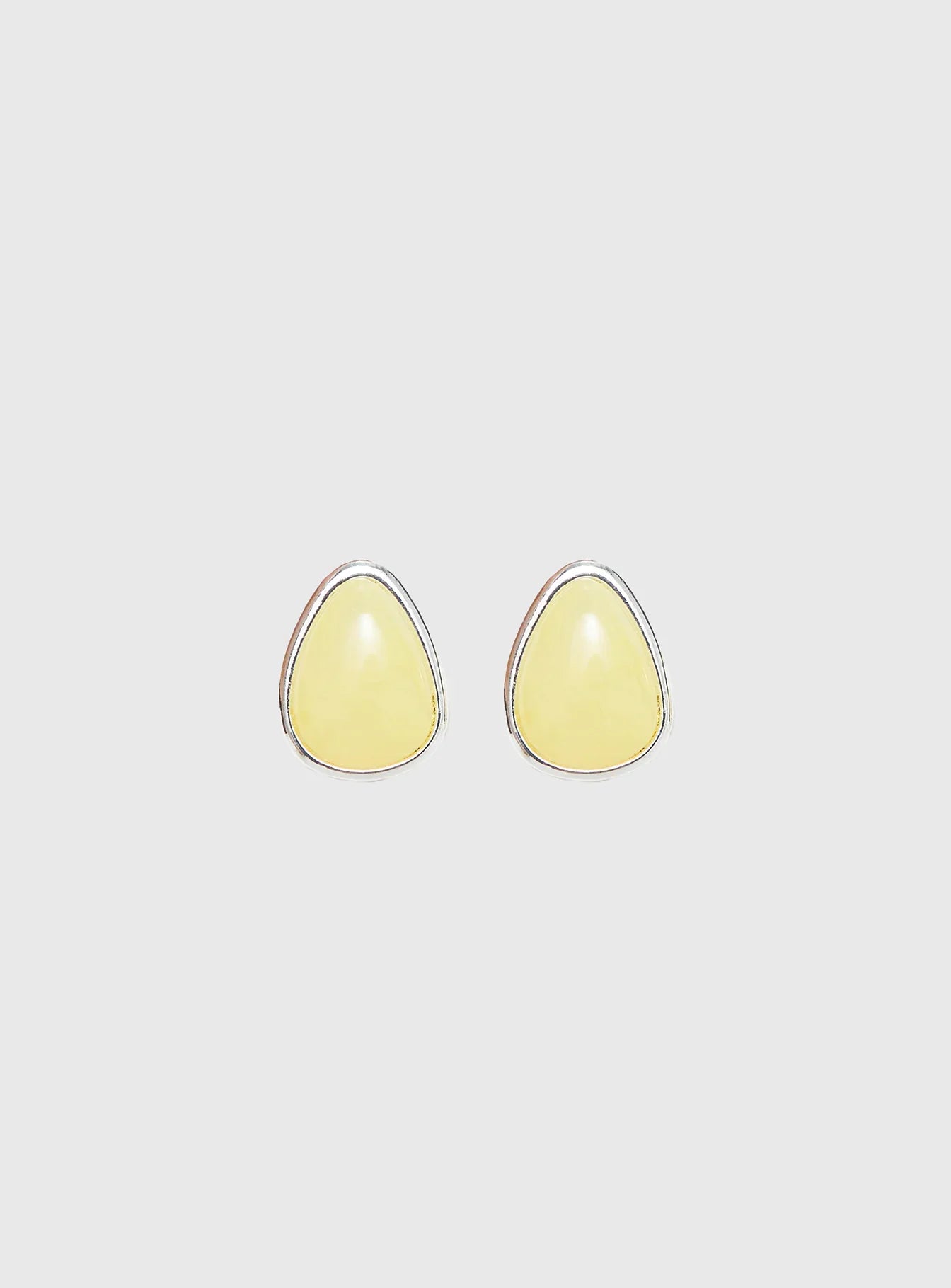 Vanita Earrings Silver Yellow