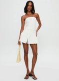 Archetype Strapless Mini Dress White