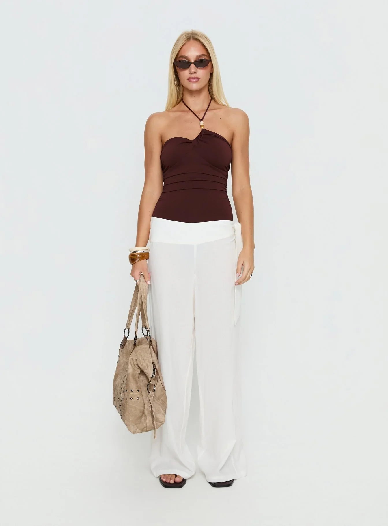 Wave Dancer Tie Pant White