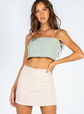 Selby Mini Skirt Oatmeal