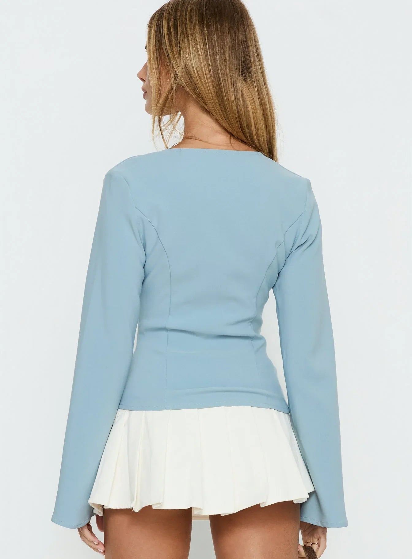Serefina Long Sleeve Top Blue
