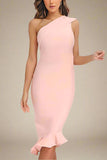 Avery Bandage Dress Dusty Pink Sale