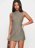 Yumiko Romper Green Stripe Petite