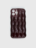 Keep Talking iPhone Case Burgundy
