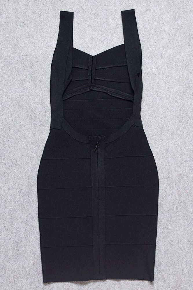 Maya Bandage Mini Dress Classic Black