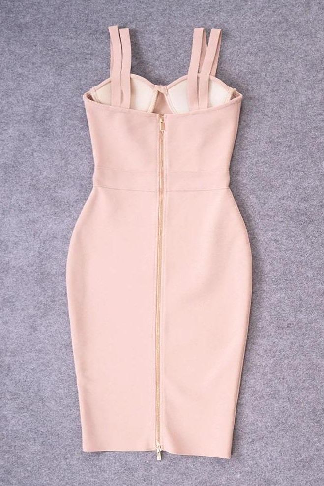 Kate Bandage Dress Nude